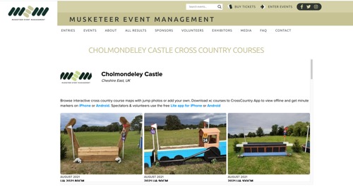 Get event page link